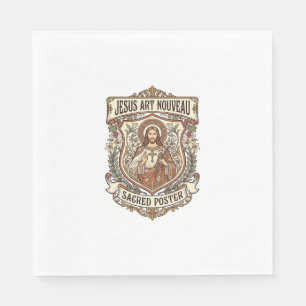 Jesus Art Nouveau Heilige Poster Jesus Art Nouveau Servet