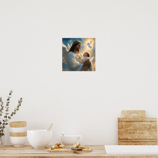 Jesus Art Poster (Keuken)