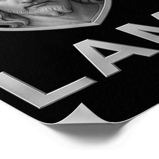 Jesus As The Lamb Iconic Christian Image  Poster (Hoek)