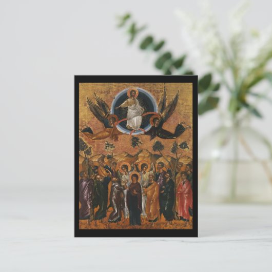 Jesus Ascension to Heaven Briefkaart (Staand voorkant)