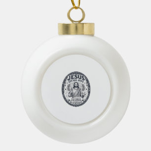 Jesus ASL Dove Gemeenschap Inclusie T-shirt Christ Keramische Bal Ornament