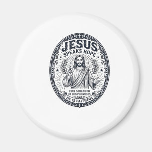 Jesus ASL Dove Gemeenschap Inclusie T-shirt Christ Magneet
