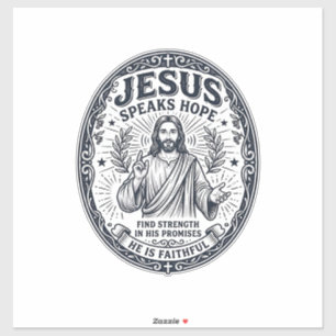 Jesus ASL Dove Gemeenschap Inclusie T-shirt Christ Sticker