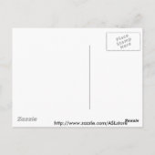 JESUS ASL FINGER SPELLED SIGN COLORS BRIEFKAART (Achterkant)