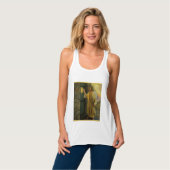 Jesus At Your Door with a gold foil design Tanktop (Volledige Voorkant)