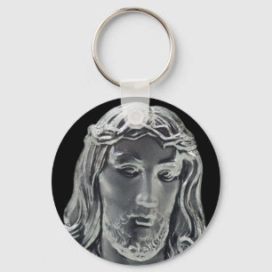 Jesus B&W Afbeelding Sleutelhanger