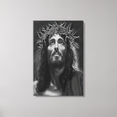 Jesus B&W Wrapped Canvas Afdruk (Voorkant)