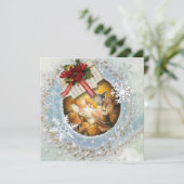 Jesus baby feestdagenkaart (Staand voorkant)