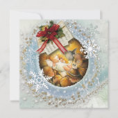 Jesus baby feestdagenkaart (Voorkant)