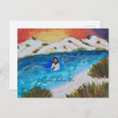 Jesus Baptism Scripts Kaart (Voorkant / Achterkant)