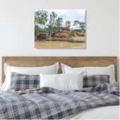 Jesus Baptism Site uitzicht canvas print (Insitu (Slaapkamer))