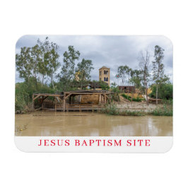 Jesus Baptism Site uitzicht koelkastmagneet Magneet