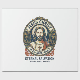 Jesus Barber Heren Verzorging Grafische T-shirt Ch Cadeaupapier