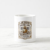Jesus Barcode Label Verlost Jesus Barcode Label Ve Koffiemok (Center)