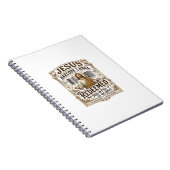 Jesus Barcode Label Verlost Jesus Barcode Label Ve Notitieboek (Rechterzijde)