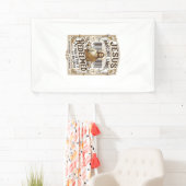 Jesus Barcode Label Verlost Jesus Barcode Verlos Spandoek (Insitu)