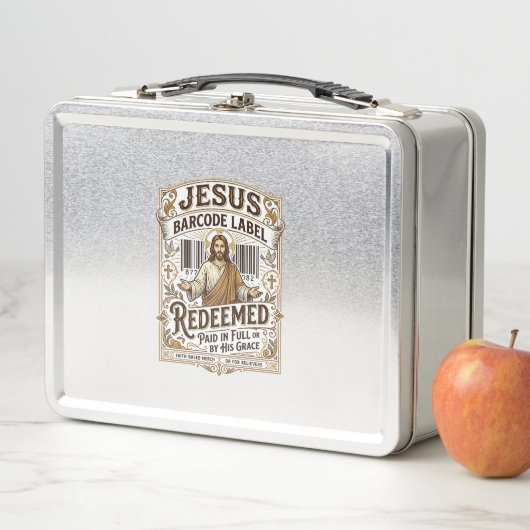Jesus Barcode Label Verlost Jesus Barcode Verlost (In situ)