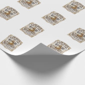 Jesus Barcode Label Verlost Jesus Barcode Verlost Cadeaupapier (Hoek)