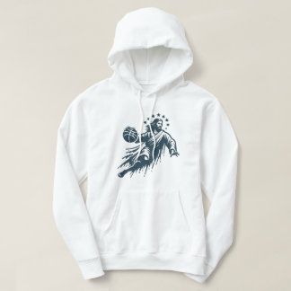 Jesus Basketbal Christelijk Geloof Sport Grafisch Hoodie