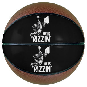 Jesus Basketbal Hij Is Grappig Rizzin' Christelijk