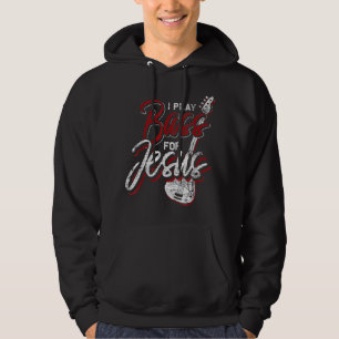 Jesus Bassige Christelijk Bass Player Bass Guitar Hoodie