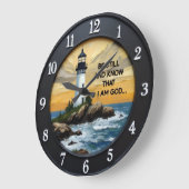 Jesus Be Still Coastal Lighthouse Grote Klok (Hoek)