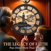 Jesus Be Still Lighthouse Grote Klok