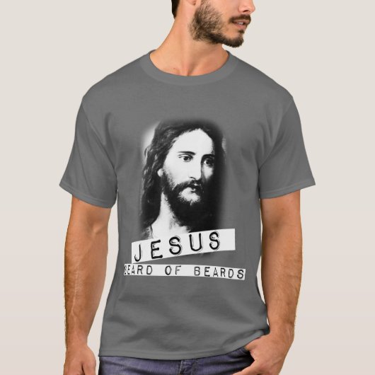 Jesus Beard T-shirt (Voorkant)