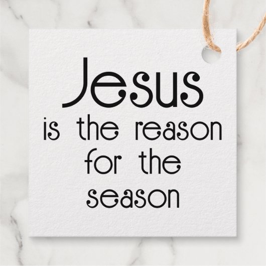 Jesus Bedankjes Labels (Achterkant)