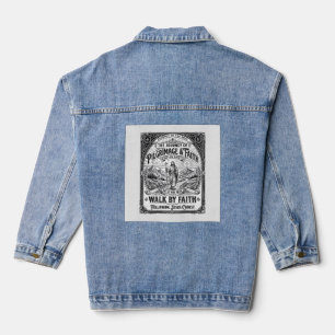 Jesus Bedevaart Camino Heilige Reis Denim Jacket