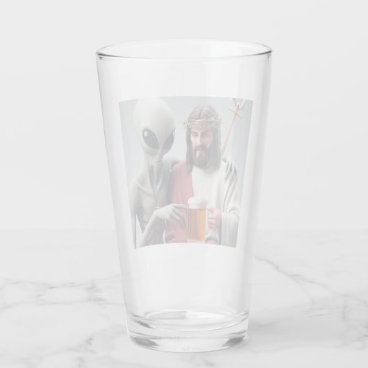 Jesus Beer Buds Glas (Achterkant)