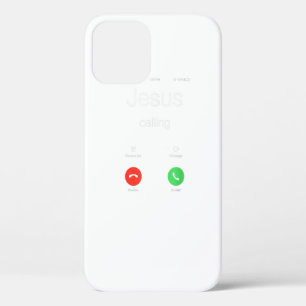Jesus Bellen Grappige Jezus Telefoon Christelijk Case-Mate iPhone Case