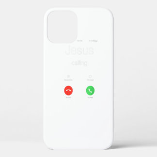 Jesus Bellen Grappige Jezus Telefoon Christelijk Case-Mate iPhone Case