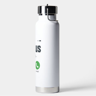 Jesus Bellerende Telefoon Scherm Christelijk T-shi Waterfles
