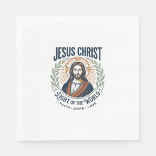 Jesus Bescheiden Mode Vrouwelijke Waarden T-Shirt Servet