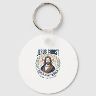 Jesus Bescheiden Mode Vrouwelijke Waarden T-Shirt Sleutelhanger