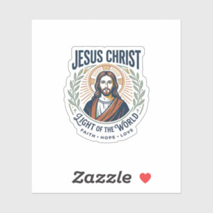 Jesus Bescheiden Mode Vrouwelijke Waarden T-Shirt Sticker