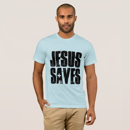 JESUS BESPAART CHRISTELIJKE T-SHIRTS T - SHIRTS (Voorkant volledig)