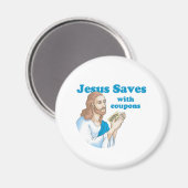 JESUS BESPAART MET COUPONS MAGNEET (Voorkant / Achterkant)