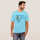 JESUS BESPAART MET COUPONS T-SHIRT (Voorkant volledig)