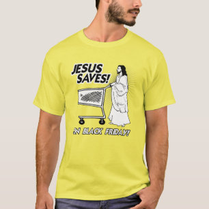 JESUS BESPART VRIJDAG ZWART -.png T-shirt
