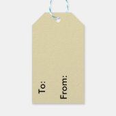 Jesus Best Gift Ever Cadeaulabel (Achterkant)