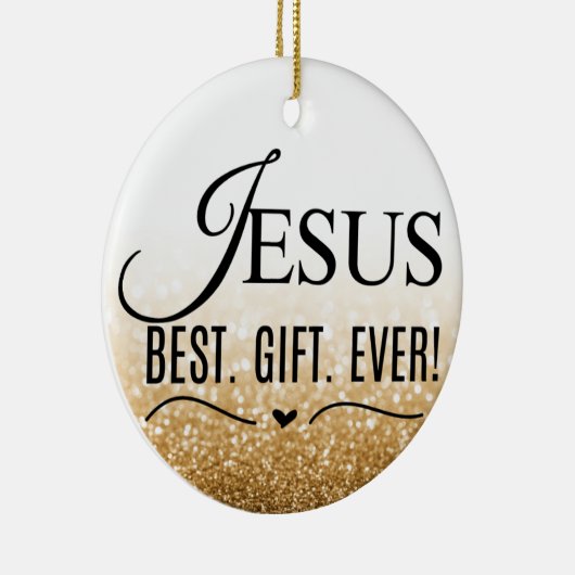 Jesus beste cadeau elk Ornament (Rechts)