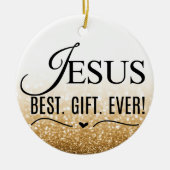 Jesus beste cadeau elk Ornament (Voorkant)