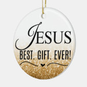Jesus beste cadeau elk Ornament (Links)