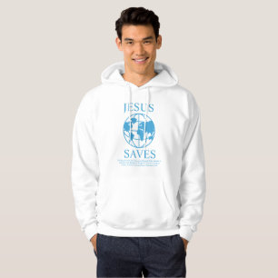 Jesus bewaart afbeelding hoodie