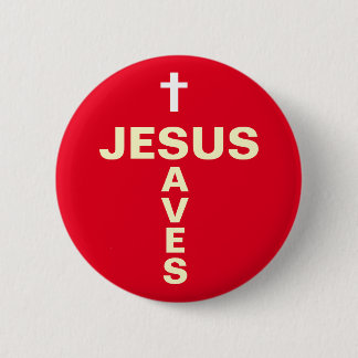 Jesus bewaart Christelijke Evangeliserende Button/ Ronde Button 5,7 Cm
