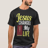 Jesus Bible Cross Nazareth Study citeert : T-shirt (Voorkant)