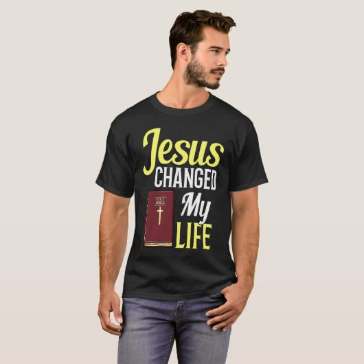Jesus Bible Cross Nazareth Study citeert : T-shirt (Voorkant volledig)