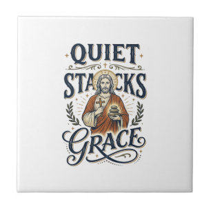 Jesus Bibliothecaris Grafische T-shirt Christelijk Tegeltje